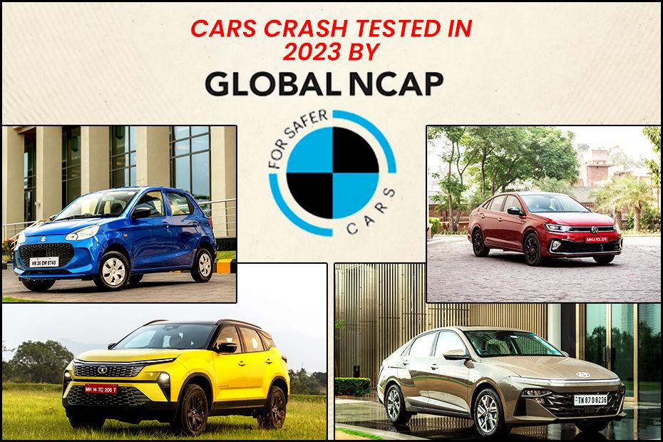 Here Are All The 7 Indian Cars That Were Crash Tested By Global NCAP In 2023