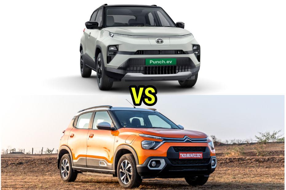 Tata Punch EV மற்றும் Citroen eC3: விவரங்கள் ஒரு ஒப்பீடு Tata Punch EV மற்றும் Citroen eC3: விவரங்கள் ஒரு ஒப்பீடு