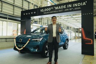 Volvo XC40 Recharge Becomes The 10,000th Model To Roll Out Of India Facility