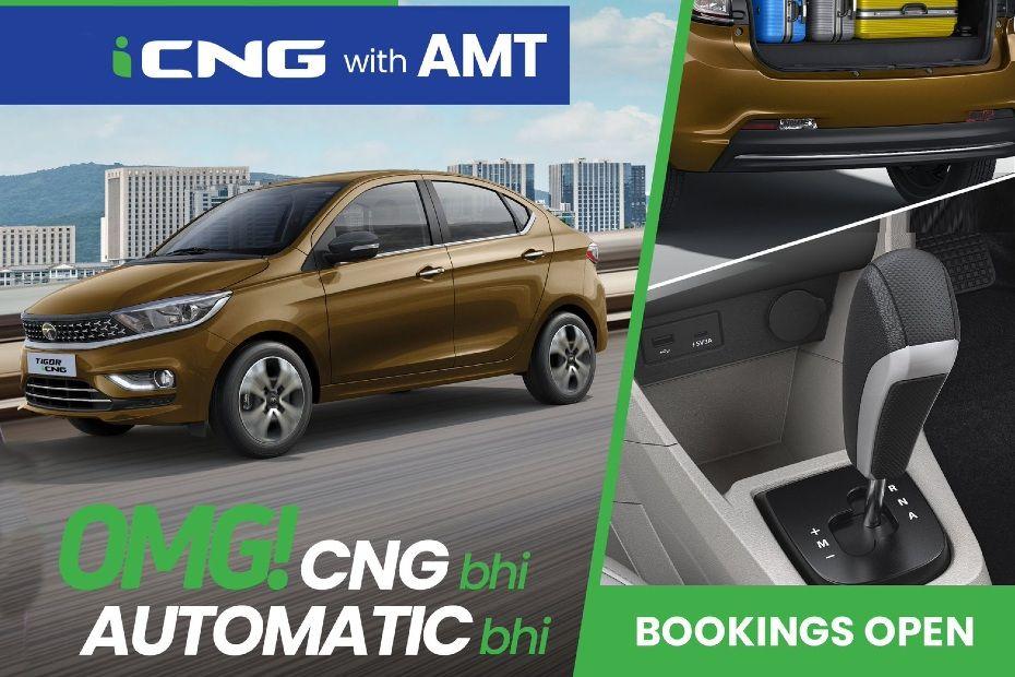 Bookings Open For The First CNG Automatic Models - Tata Tiago CNG And Tigor CNG