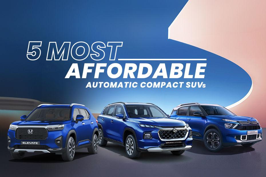 Top 5 Most Affordable Petrol Automatic Compact SUVs In India