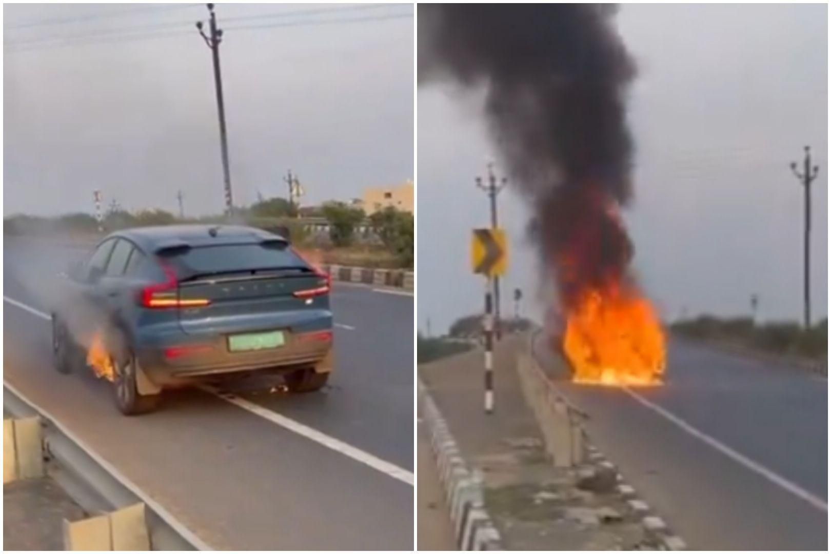 Volvo C40 Recharge Electric Coupe SUV Catches Fire: Automaker Responds