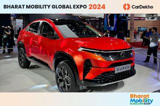 Tata Curvv Showcased In A Closer-to-production Avatar At Bharat Mobility Expo 2024
