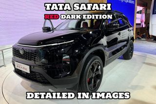8 ಚಿತ್ರಗಳಲ್ಲಿ Tata Safari Red Dark Edition ನ ಸಂಪೂರ್ಣ ವಿವರ