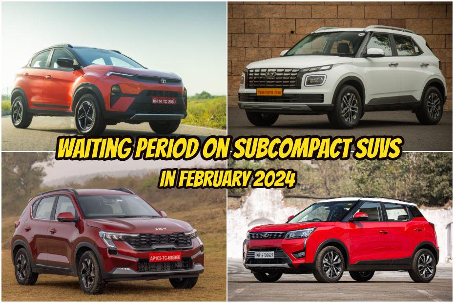 Here’s How Much You Have To Wait To Get A Subcompact SUV Home This February