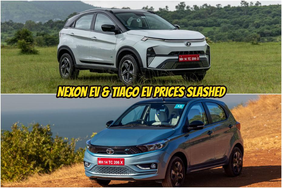 Tata Nexon EV & Tata Tiago EV Now Up To Rs 1.2 Lakh More Affordable