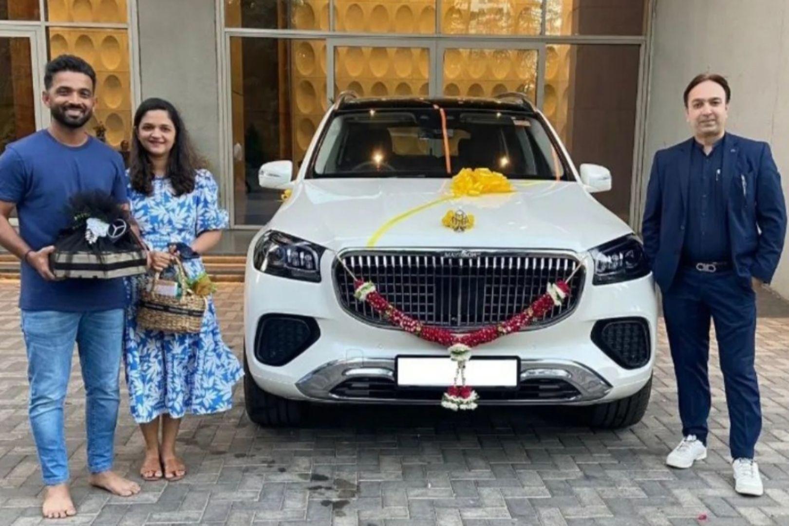 Indian Cricketer Ajinkya Rahane Brings Home A Swanky New Mercedes-Maybach GLS 600