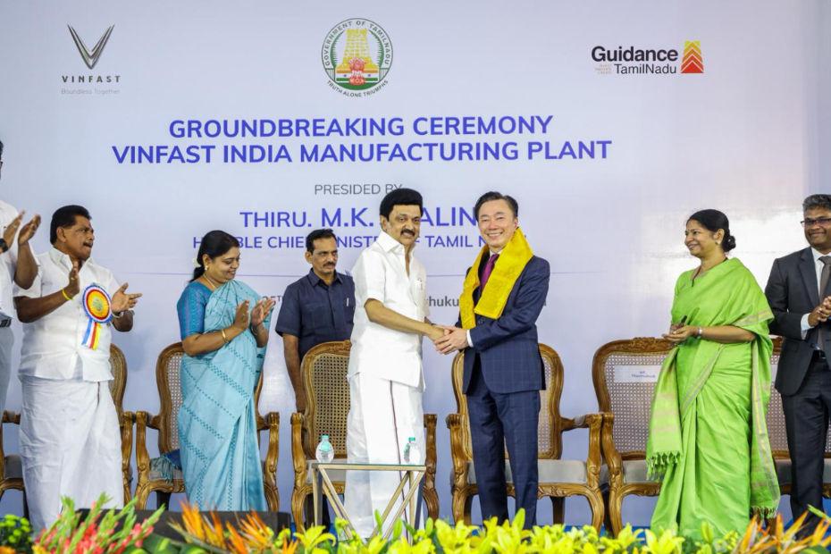 VinFast Moves Closer To India Debut, Begins Construction Of EV Manufacturing Plant In Tamil Nadu