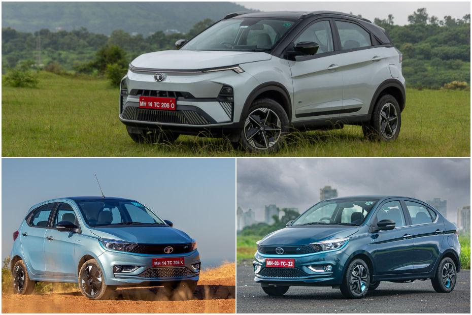 Tata Tiago EV, Tata Tigor EV, And Tata Nexon EV Are Being Offered With Discounts Of Over Rs 1 Lakh This March