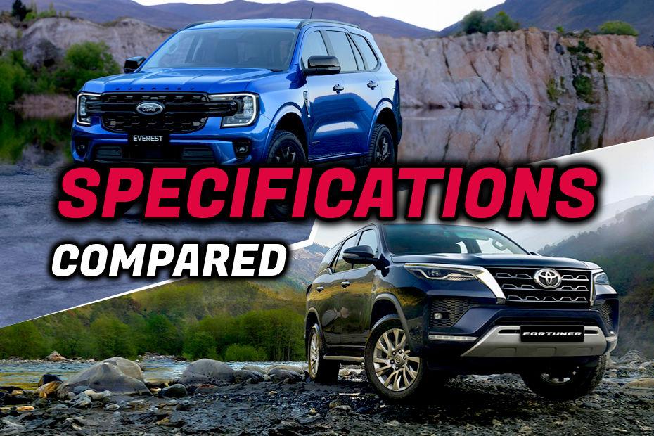 Ford Endeavour vs Toyota Fortuner: Specifications Compared