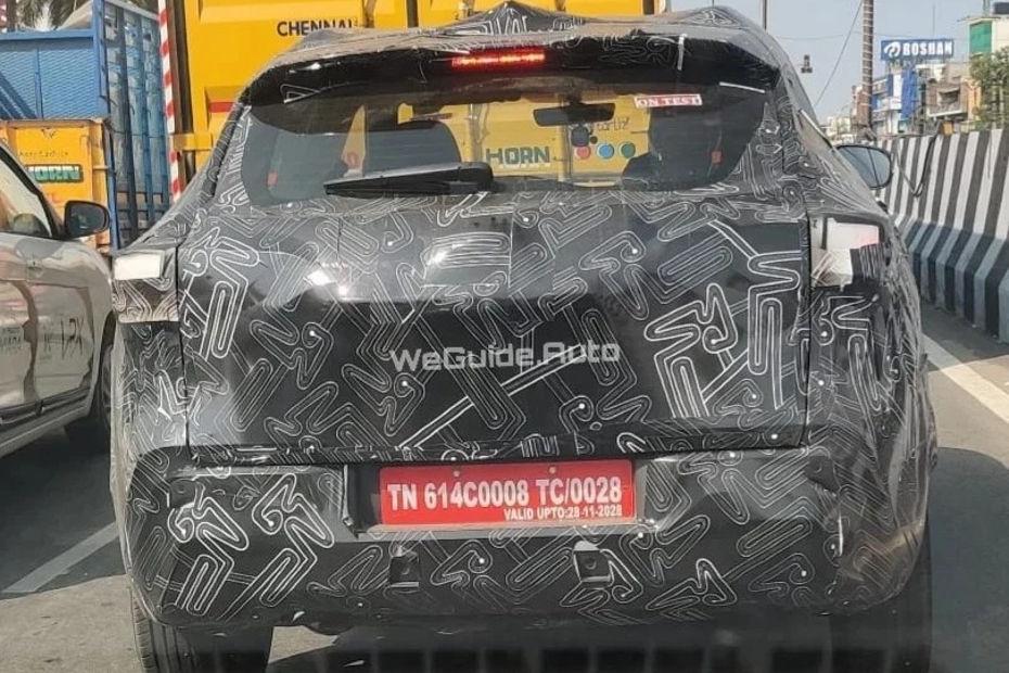 Nissan Magnite Facelift Spied Testing For The First Time