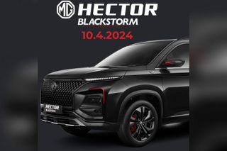 MG Hector Blackstorm Edition Teased, To Be Launched On April 10