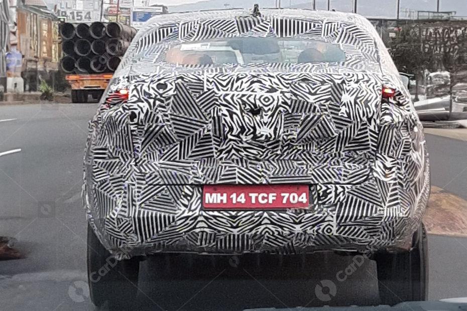 Tata Curvv Spied Testing Again, New Safety Feature Revealed