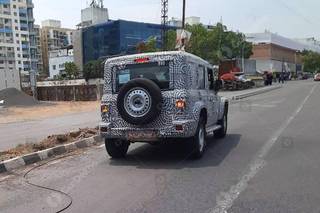 Mahindra Thar 5-door Lower Variant Spied On Test