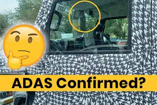 Mahindra Thar 5-door Interior Spied Again–Will It Get ADAS? Mahindra Thar 5-door Interior Spied Again–Will It Get ADAS?