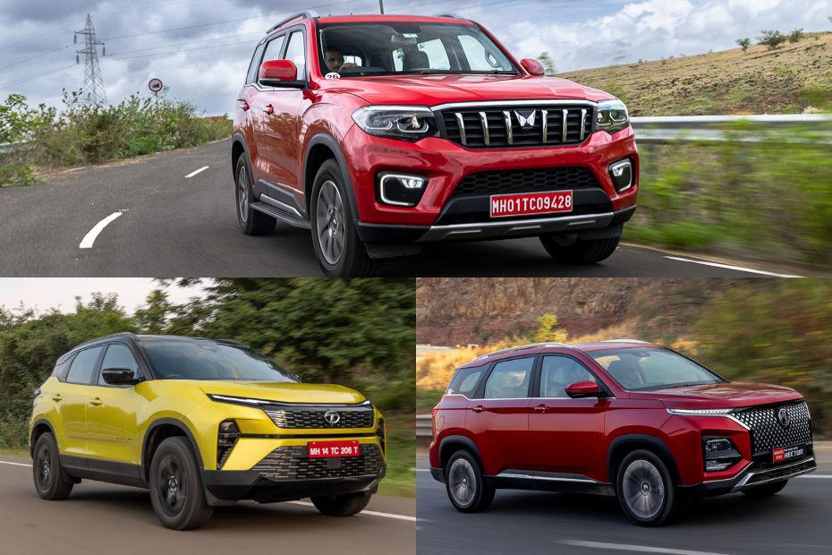 Mahindra Scorpio And XUV700 Leads, Tata Harrier And Safari Slips Below MG Hector In Midsize SUV Sales This April