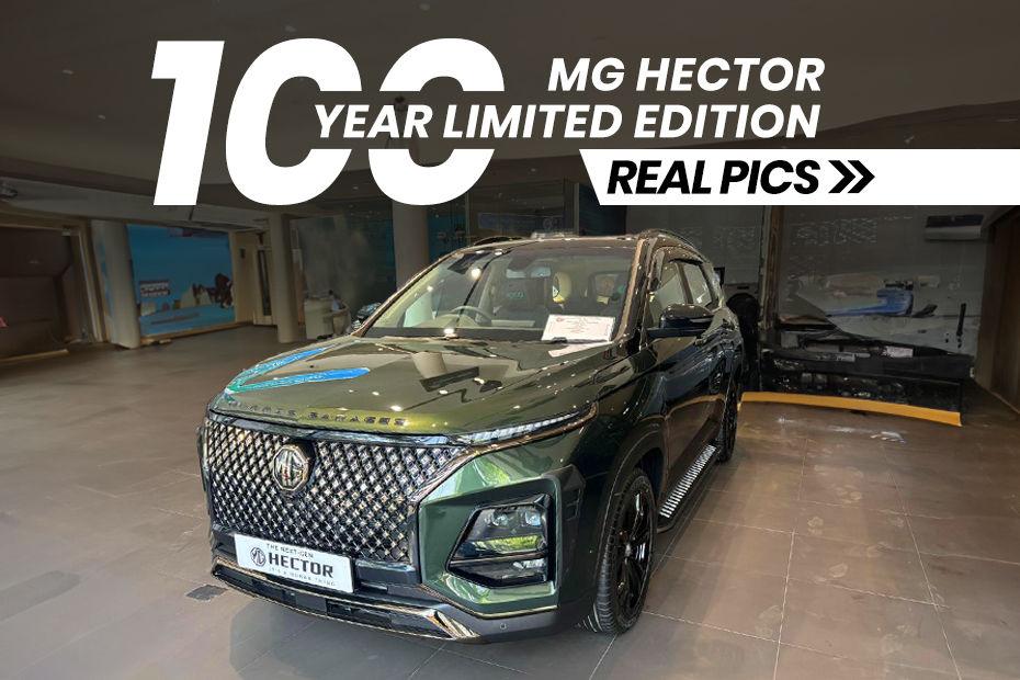 MG Hector 100-Year Edition Detailed In Real-life Images