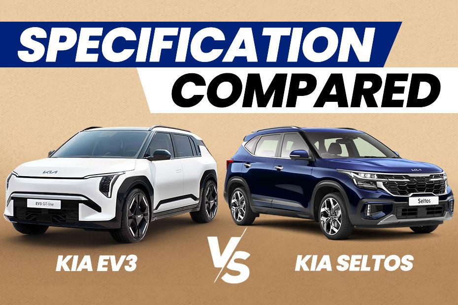 Kia EV3 vs Kia Seltos: Specifications Compared