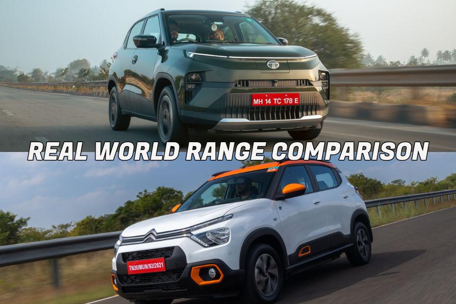 Tata Punch EV Long Range vs Citroen eC3: Which One Offers More Real-world Range?