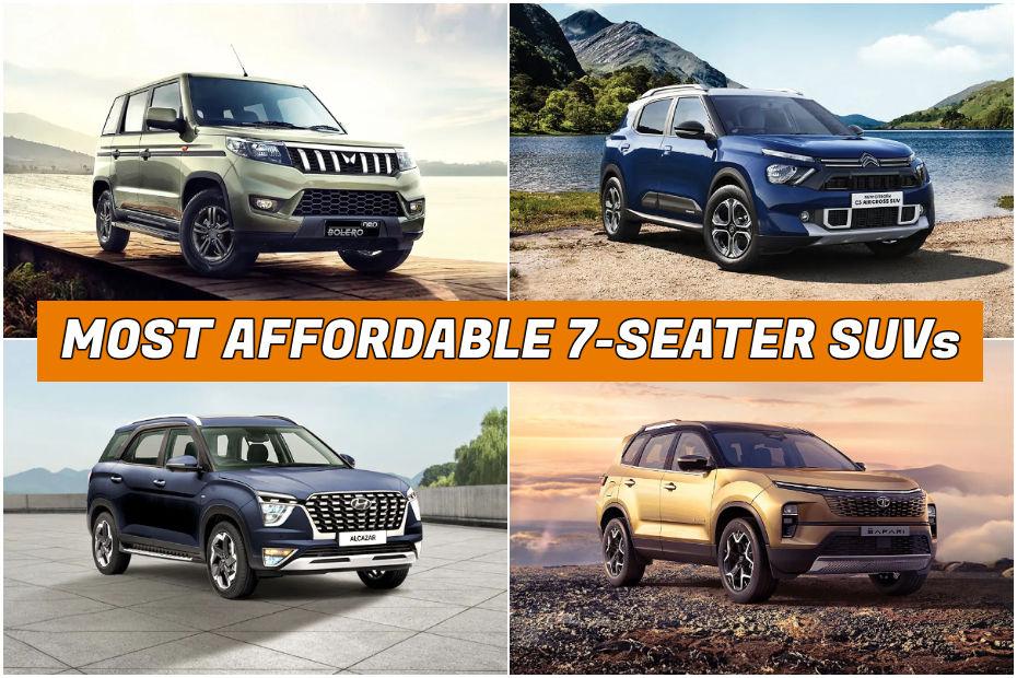 7 Most Affordable 7-Seater SUVs In India That Are Perfect For Your Big Family
