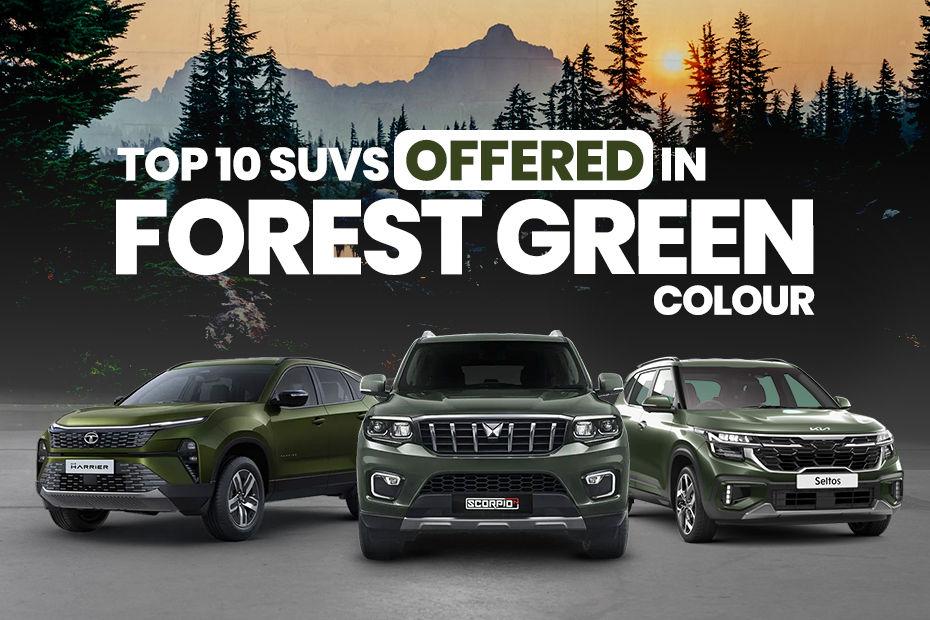 You Can Have These 10 SUVs Priced Under Rs 25 Lakh In A Forest Green Colour