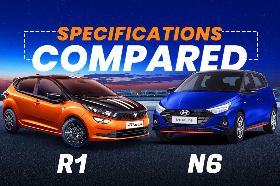 Tata Altroz Racer R1 vs Hyundai i20 N Line N6: Specifications Comparison