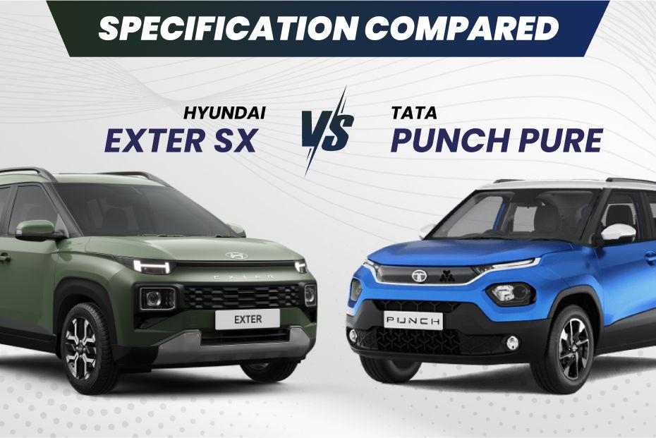 Tata Punch Pure vs Hyundai Exter EX: మీరు ఏ బేస్ వేరియంట్‌ని కొనుగోలు చేయాలి?