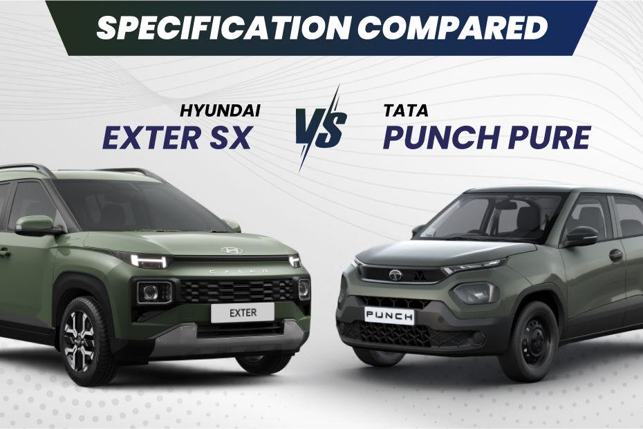 Tata Punch Pure vs Hyundai Exter EX: Which Base Variant Should You Buy?