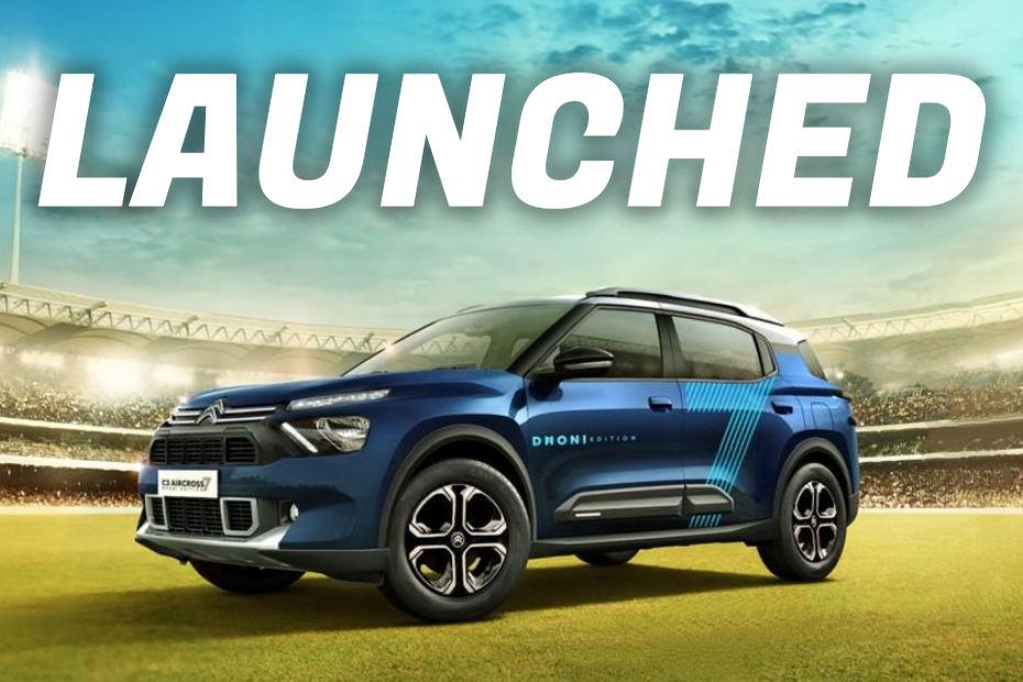 Citroen C3 Aircross Dhoni Edition Launched At Rs 11.82 Lakh, Bookings Now Open