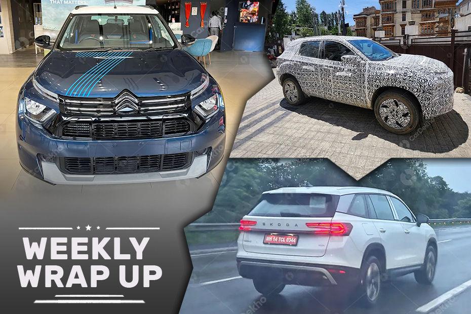 Car News That Mattered This Week (June 17-21): Citroen C3 Aircross Dhoni Edition Launched, Skoda Slavia And Kushaq Prices Cut, Fresh Spy Shots Of Upcoming Cars And More