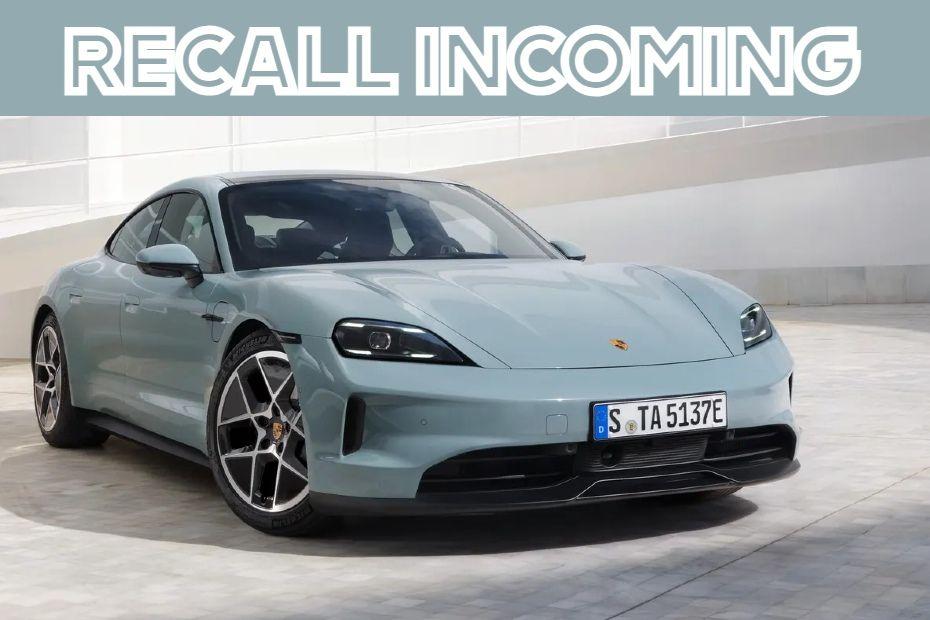 Porsche Taycan Recall Incoming For All Units Since Launch