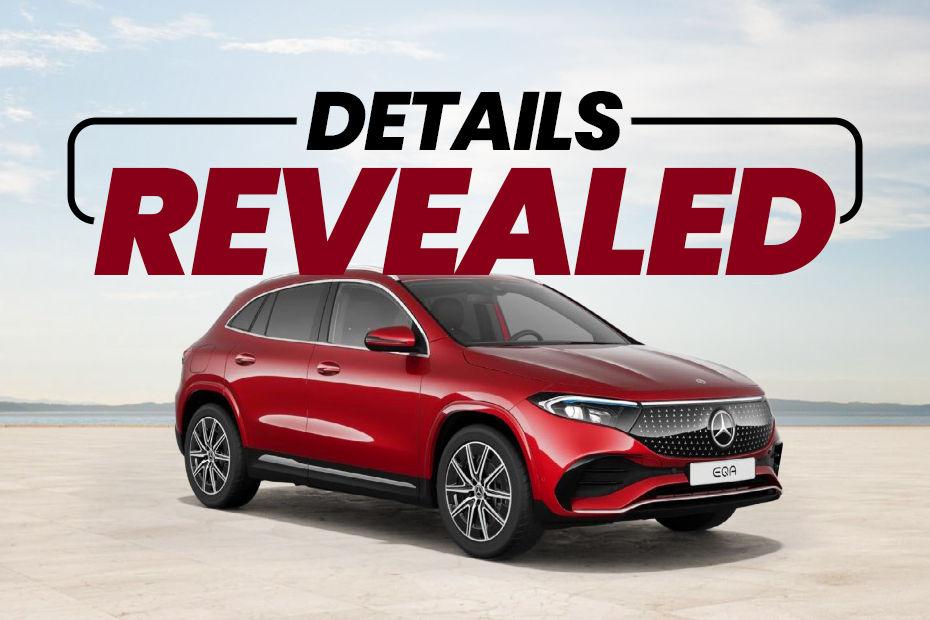 Exclusive: India-Bound Mercedes-Benz EQA Details Revealed Ahead Of Launch On July 8