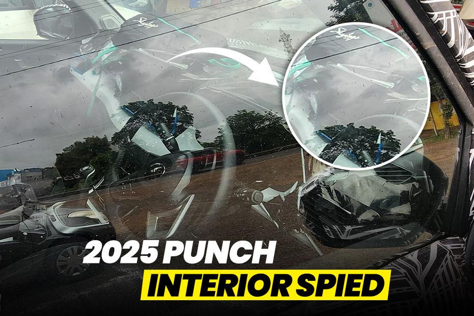 Facelifted Tata Punch Spied Again, Likely To Get A Bigger Touchscreen Unit