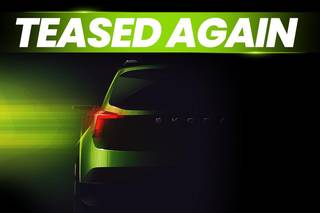 Skoda Sub-4m SUV Rear Profile Teased Ahead Of India Debut In Early 2025