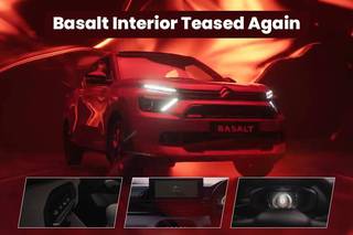 Citroen Basalt Interior Teased Again, Gets The Same Dual Displays As C3 Aircross