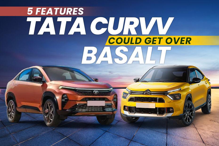 Citroen Basaltನಲ್ಲಿ ಇಲ್ಲದ ಈ 5 ಫೀಚರ್ಗಳನ್ನು ಪಡೆಯಲಿರುವ Tata Curvv Citroen Basaltನಲ್ಲಿ ಇಲ್ಲದ ಈ 5 ಫೀಚರ್ಗಳನ್ನು ಪಡೆಯಲಿರುವ Tata Curvv