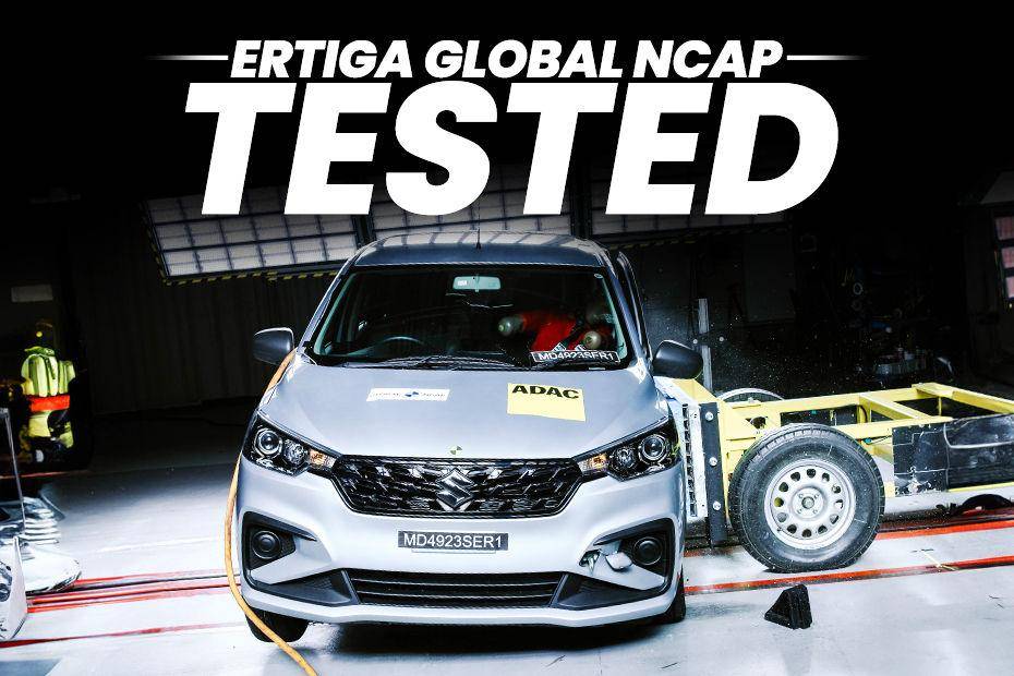 India-made Maruti Suzuki Ertiga Scores A Poor 1-star Safety Rating In Global NCAP Crash Tests