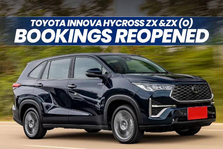 Toyota Innova Hycross Bookings Open For Top-end ZX And ZX (O) Variants