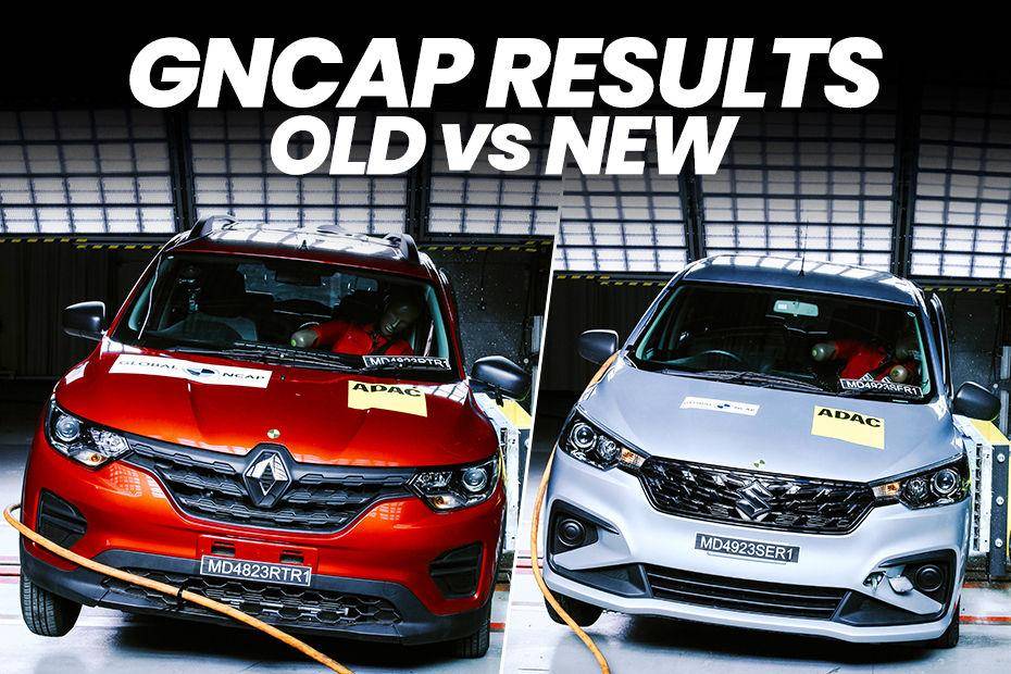 Maruti Ertiga And Renault Triber Global NCAP Crash Tests: New vs Old Compared