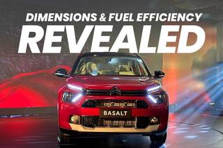 వెల్లడైన Citroen Basalt పరిమాణం, ఇంధన సామర్థ్య వివరాలు