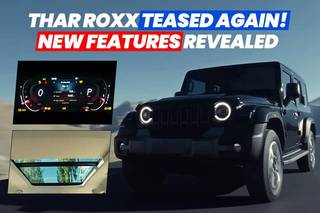 Mahindra Thar Roxx Interior Teased For The First Time, Dual Digital Displays Confirmed