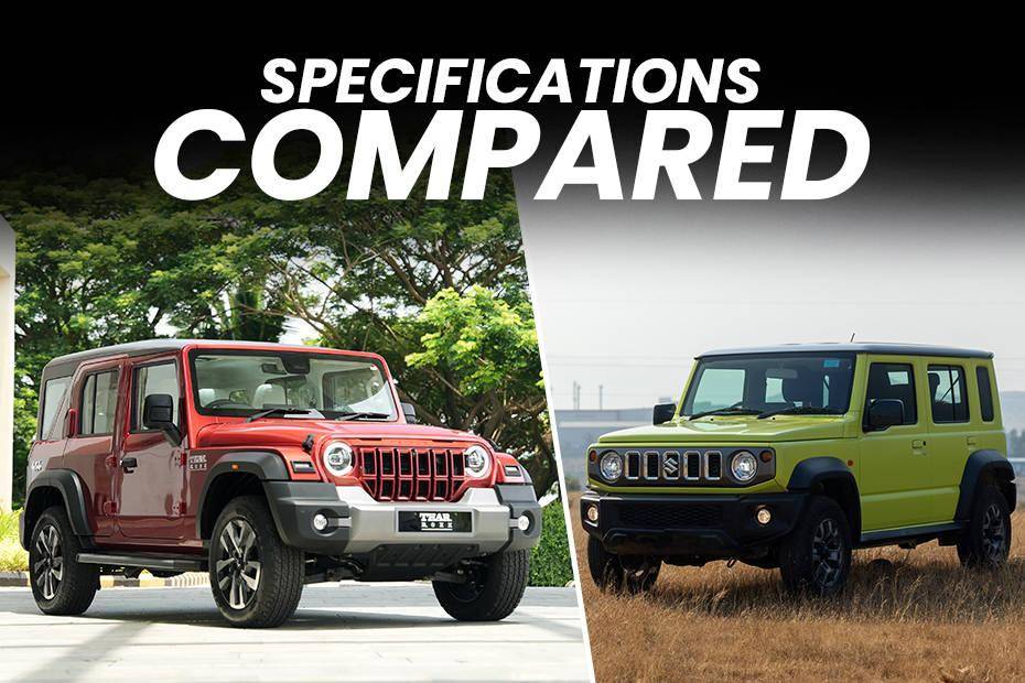 Mahindra Thar Roxx vs Maruti Jimny: Specifications Comparison