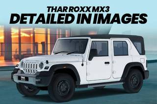 Here’s How The One-above-base MX3 Variant Of The Mahindra Thar Roxx Looks Like In 7 Images