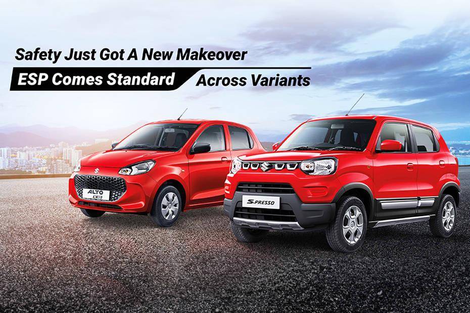 Maruti Alto K10 And S-Presso Now Get Electronic Stability Programme As Standard