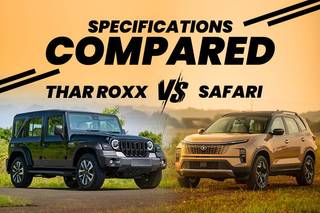 5 Door Mahindra Thar Roxx vs Tata Safari: Specifications Comparison