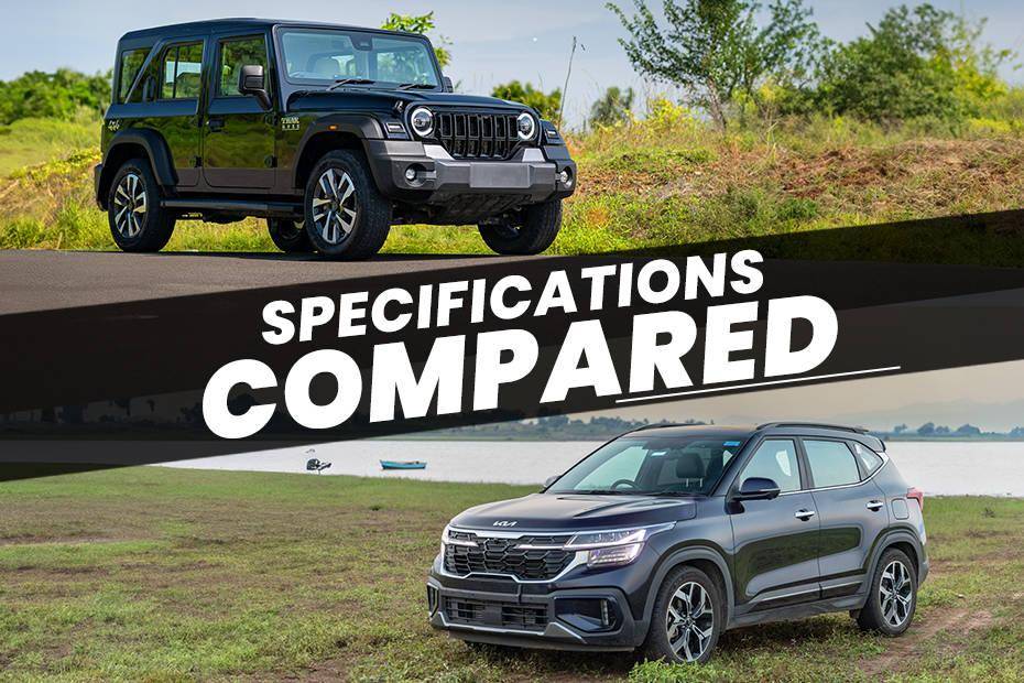 Mahindra Thar Roxx vs Kia Seltos: Specifications Compared