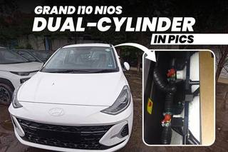 Hyundai Grand i10 Nios డ్యూయల్ సిలిండర్ CNG వేరియంట్ గురించిన వివరాలు చిత్రాలలో