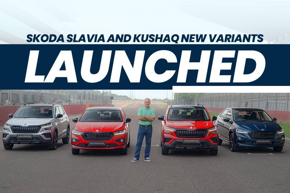 Skoda Launches Slavia Monte Carlo, Slavia Sportline And Kushaq Sportline In India; Prices Start At Rs 14.05 Lakh