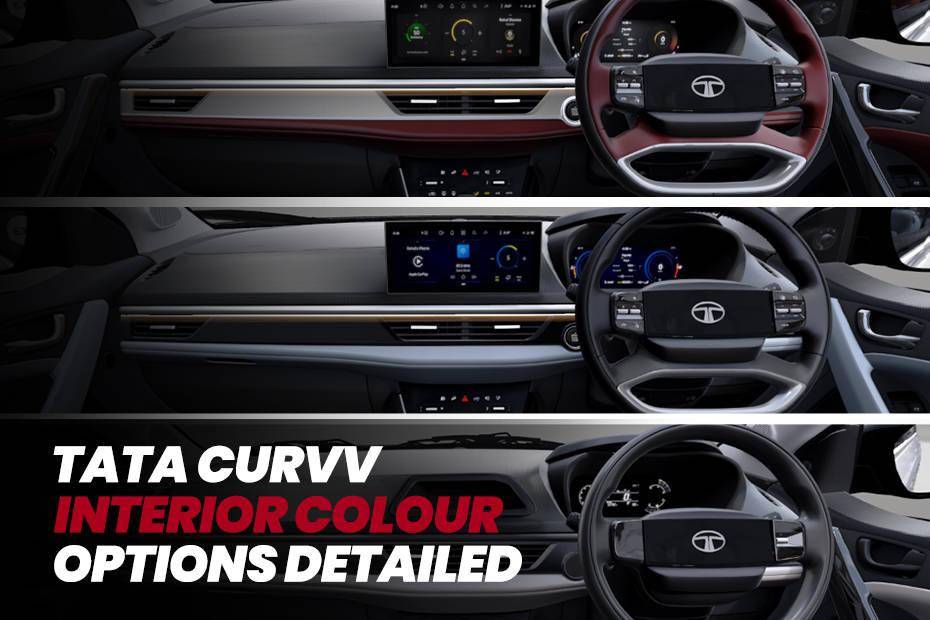 Tata Curvv: Check Out The Different Interior Colour Options Offered With The SUV-coupe