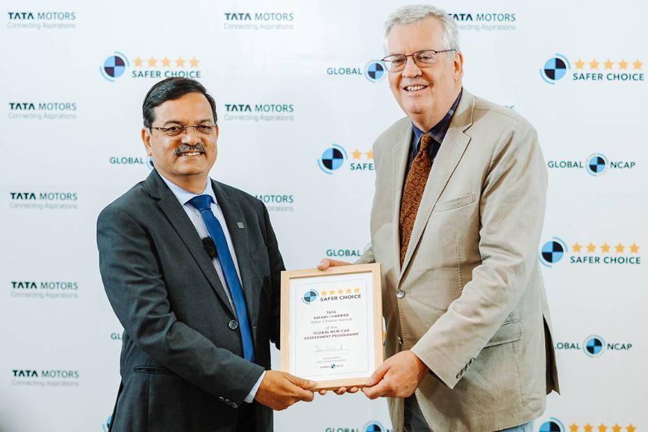 Tata Has Bagged The Global NCAP Safer Choice Award For Harrier And Safari SUVs